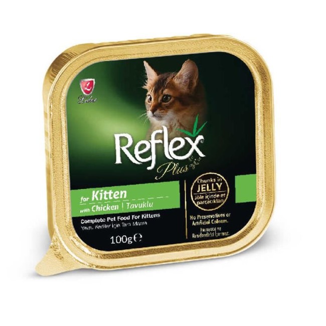 Reflex - Reflex Plus Yavru Tavuklu Kase Jöle 100 Gr X 32 Adet