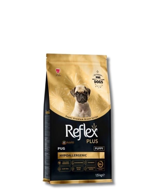 Reflex Plus Pug Hipoalerjenik Yavru Köpek Maması 1,5 kg