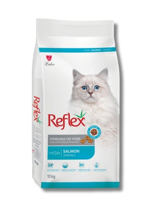 Reflex - Reflex Somonlu Kısırlaştırılmış Kedi Maması 15 kg