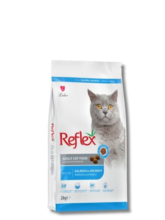 Reflex Somonlu ve Hamsili Yetişkin Kedi Maması 2 kg