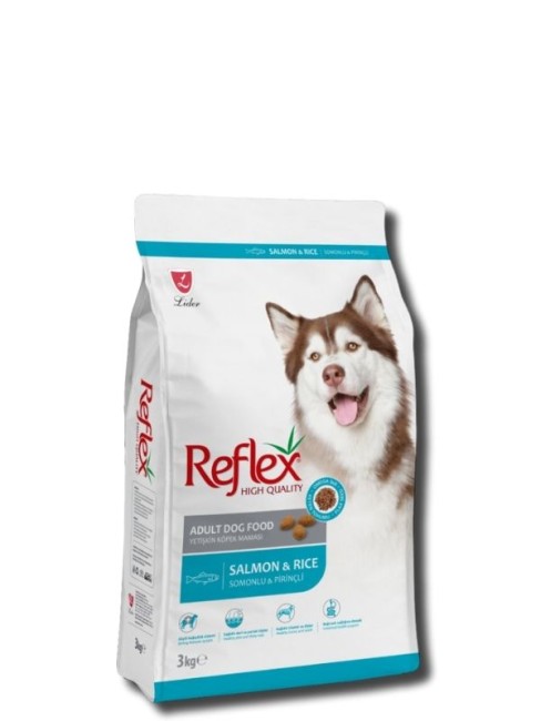 Reflex - Reflex Somonlu ve Pirinçli Yetişkin Köpek Maması 3 kg