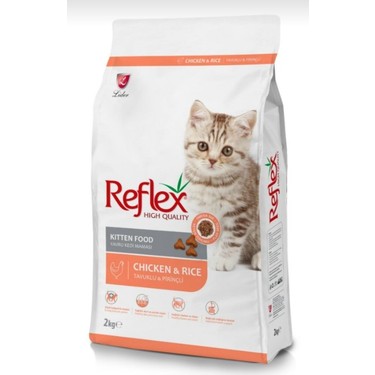 Reflex - Reflex Tavuklu Pirinçli Yavru (Kitten) Kedi Maması 2 Kg