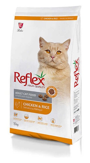 Reflex - Reflex Tavuklu Pirinçli Yetişkin Kedi Maması 15kg