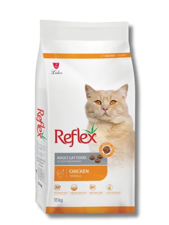 Reflex Tavuklu ve Pirinçli Yetişkin Kedi Maması 15 kg