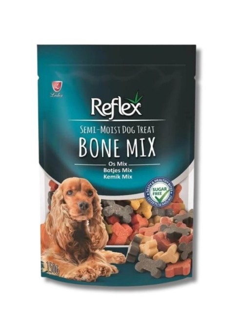 Reflex - Reflex Yarı Yumuşak Kemik Köpek Ödül Maması 150 gr