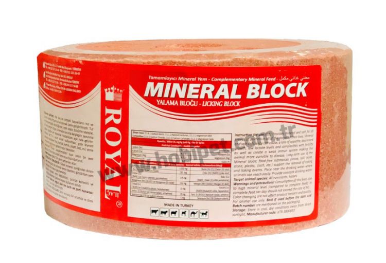 Royal Mineral Blok Yalama Taşı 3kg