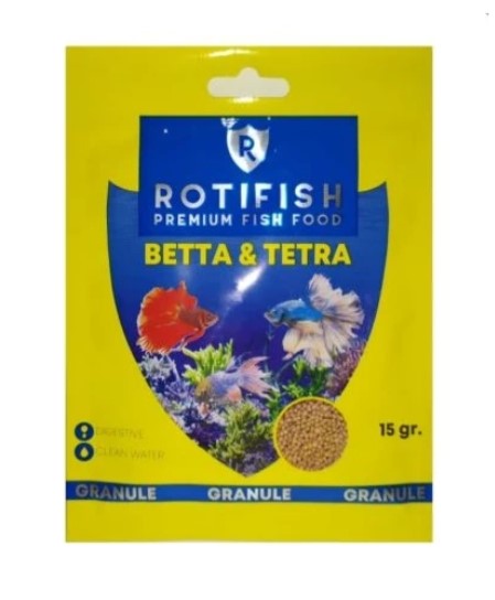 Rotifish - Rotifish Betta Tetra Feed 15 Gr X 20 Adet
