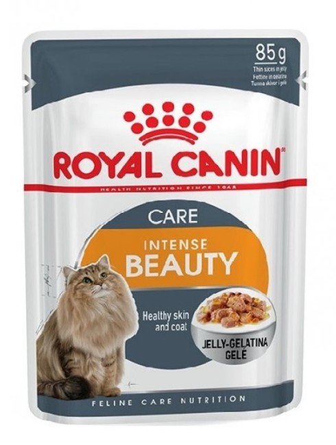Royal Canin - Royal Canin Care İntense Beauty Jelly Pouch 85 Gr X 12 Adet
