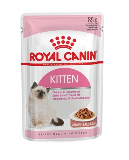 Royal Canin - Royal Canin Kitten Pouch Gravy 85 Gr X 12 Adet