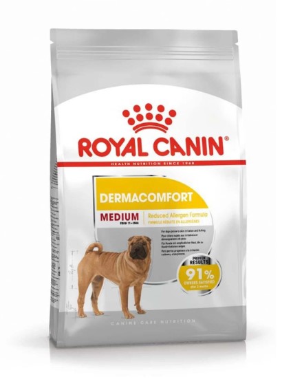 Royal Canin - Royal Canin Medium Dermacomfort Yetişkin Köpek Maması 12 Kg