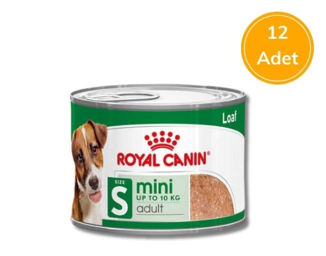 Royal Canin - Royal Canin Mini Adult Ezme Yetişkin Köpek Konserve 195gr x 12 Adet