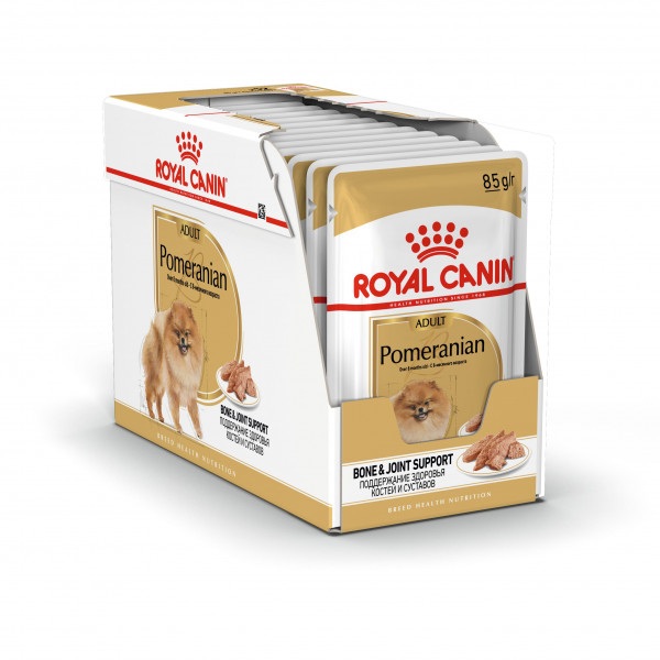 Royal Canin - Royal Canin Pomeranian Yetişkin Köpek Pouch 85 Gr X 12 Adet