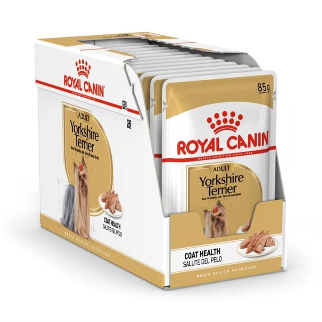 Royal Canin - Royal Canin Yorkshire Terrier Yetişkin Köpek Pouch 85 Gr X 12 Adet