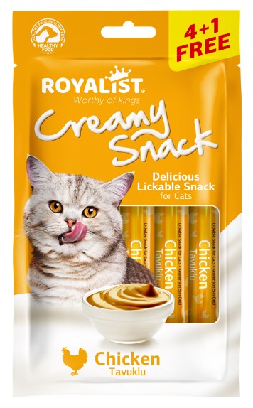 Royalist Creamy Snack Tavuklu Krema Ödül 75gr X 20 Adet