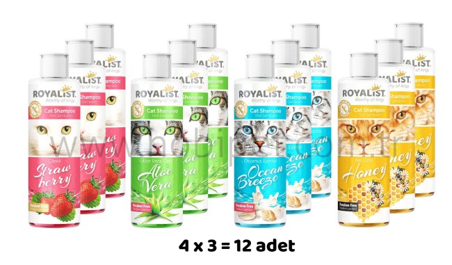 Royalist - Royalist Kedi Şampuanı Seti 250 Ml X 12 Adet