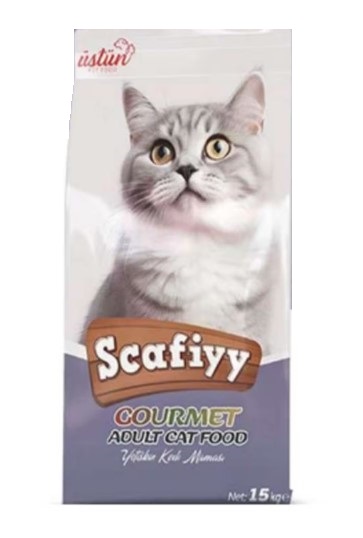 Scafiyy - Scafiyy Gurme Yetişkin Kedi Maması 15 Kg