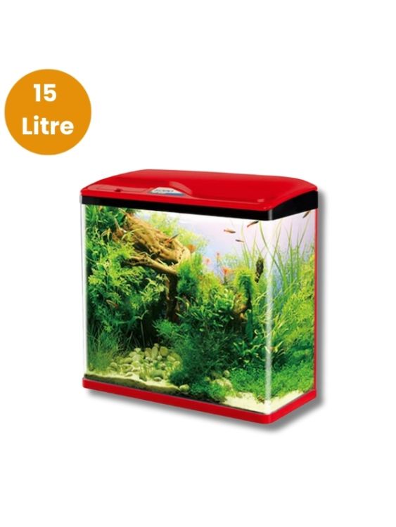 Sobo SO-300F-K Kırmızı Komple Akvaryum Seti 15 Litre