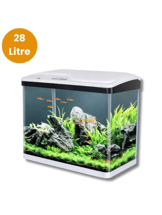 Sobo 745-SO-400F-B Beyaz Komple Akvaryum 28 Litre