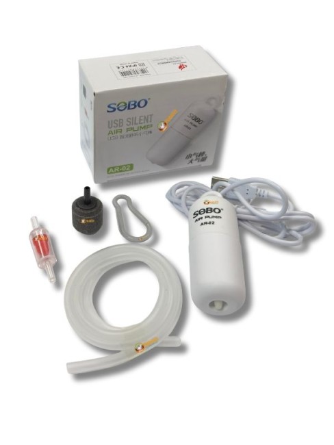 Sobo - Sobo USB ile Şarj Edilebilir Akvaryum Hava Motoru AR-02