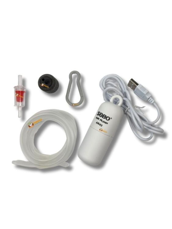 Sobo USB ile Şarj Edilebilir Akvaryum Hava Motoru AR-02