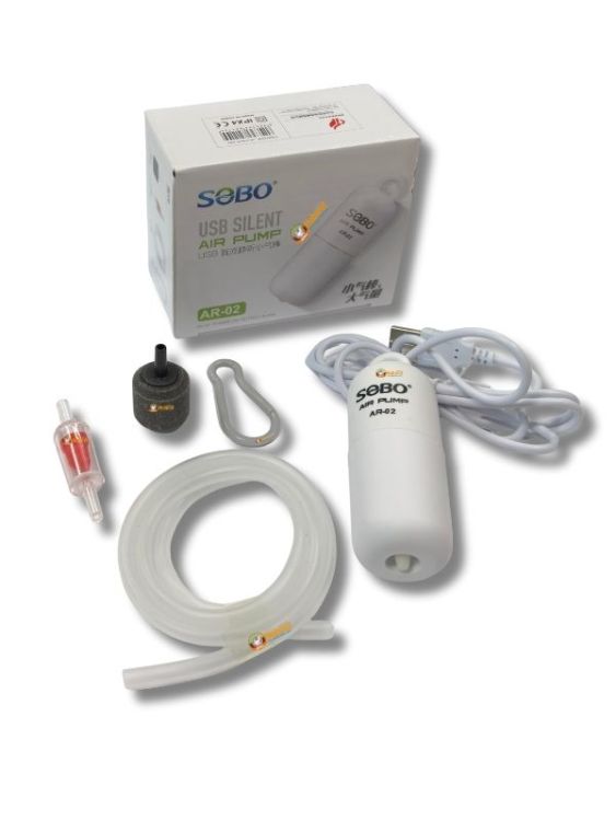 Sobo USB ile Şarj Edilebilir Akvaryum Hava Motoru AR-02