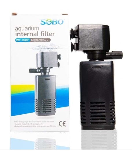 Sobo - Sobo Wp-1000f Akvaryum İç Filtre 15w-650 Lt/H