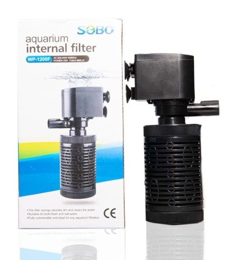 Sobo - Sobo Wp-1200f Akvaryum İç Filtre 15w-800 Lt/H