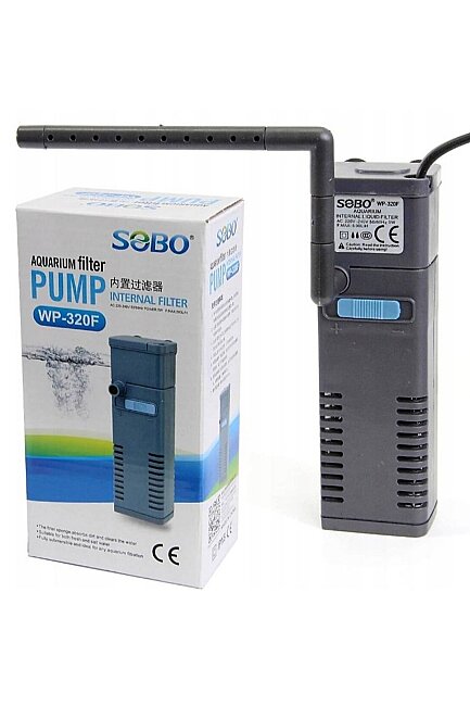 Sobo - Sobo Wp-320f Akvaryum Mini İç Filtre 500 Lt/h 5 W