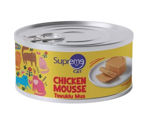 Supreme - Supreme Cat Püre Tavuklu Kedi Konservesi 85 Gr X 24 Adet