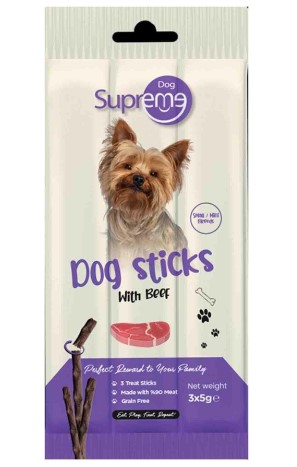 Supreme Dog Biftekli Köpek Stick Ödül 3 X 5gr 24 Lü