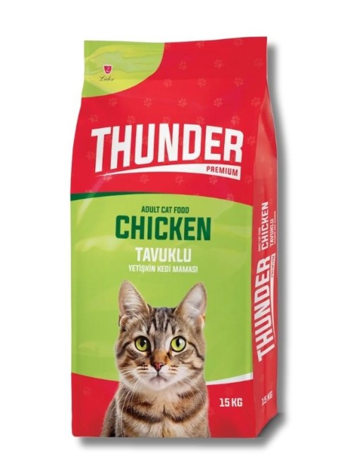 Thunder - Thunder Yetişkin Tavuklu Kedi Maması 15 kg
