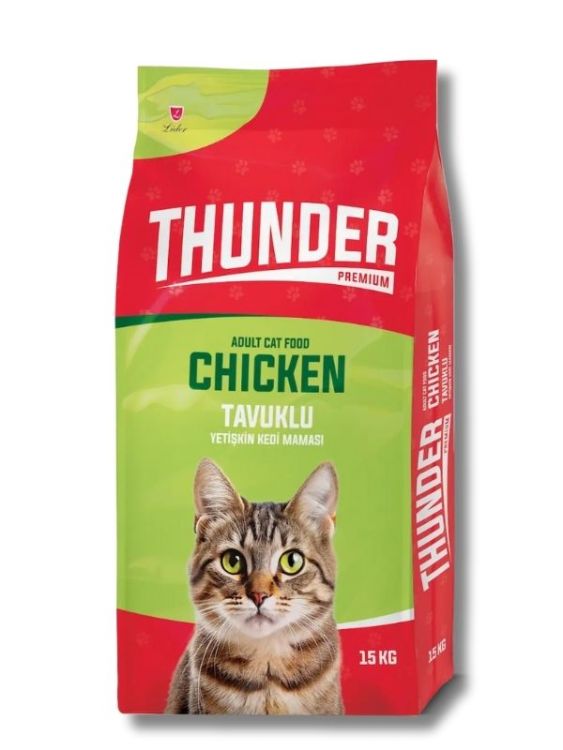 Thunder Yetişkin Tavuklu Kedi Maması 15 kg