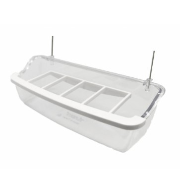 Ti-Sert - Tisert Telli Izgaralı Yemlik Şeffaf 15cm x 48 Adet