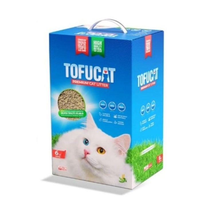 Tofucat Bitkisel Pelet Kedi Kumu 6 Litre