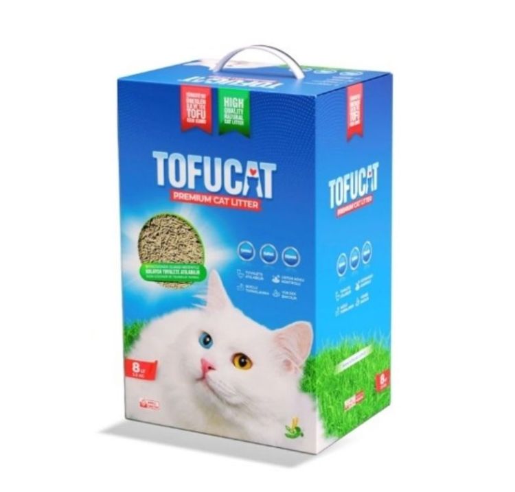 Tofucat Bitkisel Pelet Kedi Kumu 8 Litre