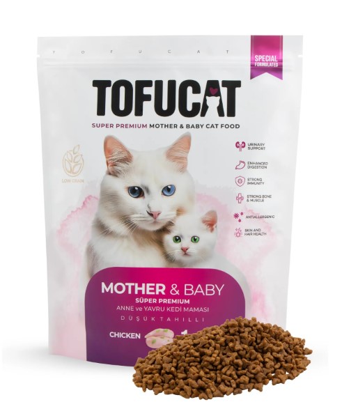 Tofucat - Tofucat Mother Babycat Tavuklu Yavru Kedi Maması 1.5 Kg