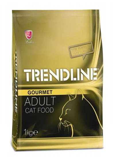Trendline - Trendline Gurme Yetişkin Kedi Maması 1 Kg X 3 Adet