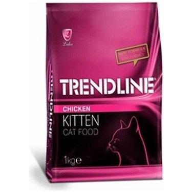 Trendline - Trendline Kitten Tavuklu Yavru Kedi Maması 1 Kg x 3 Adet
