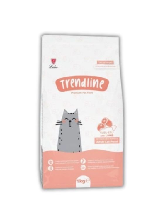 Trendline Kuzu Etli Pirinçli Yetişkin Kedi Maması 1 Kg