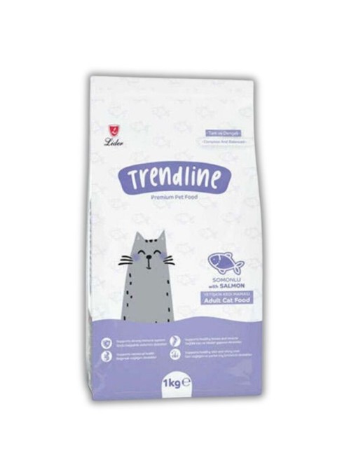 Trendline - Trendline Somonlu Yetişkin Kedi Maması 1 Kg