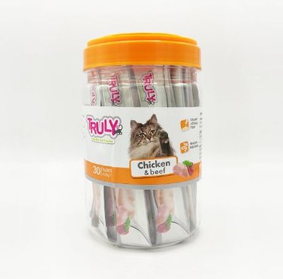 Truly Tavuk Ve Biftekli Krema Kedi Ödülü 14 Gr X 30 Adet