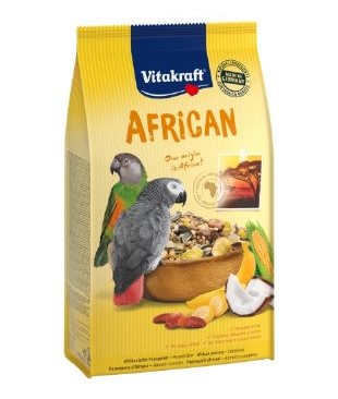 Vitakraft - Vitakraft Afrika Papağan Yemi 750 Gr X 5 Adet