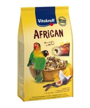 Vitakraft - Vitakraft Afrika Paraket Yemi 750 Gr X 5 Adet
