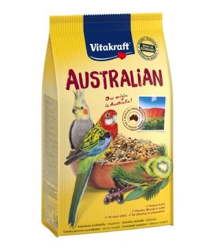 Vitakraft - Vitakraft Avustralya Papağan Yemi 750 Gr X 5 Adet
