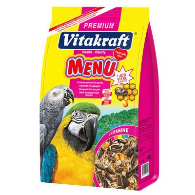 Vitakraft - Vitakraft Menü Papağan Yemi 1 Kg X 5 Adet