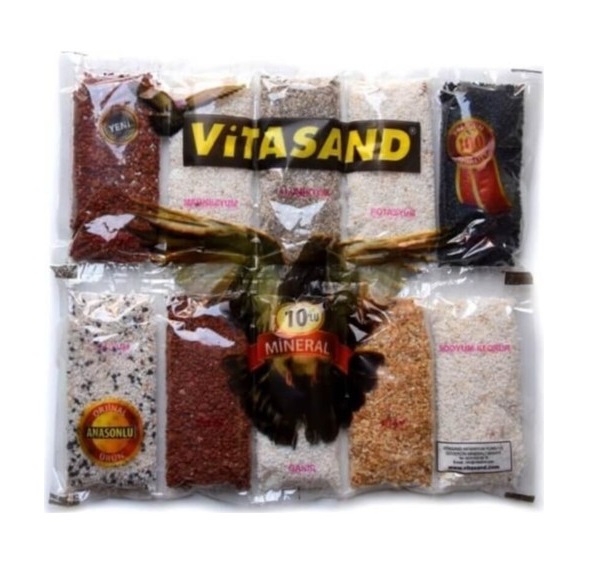 Vitasand 10lu Bölmeli Mineral Taş X 20 Adet