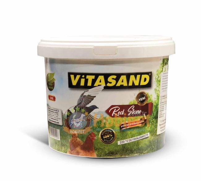 Vitasand - Vitasand Red Stone Kil Kova 5 Kg