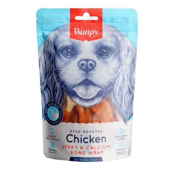 Wanpy - Wanpy Kalsiyumlu Tavuk Ce-16h Köpek Ödülü 100 Gr