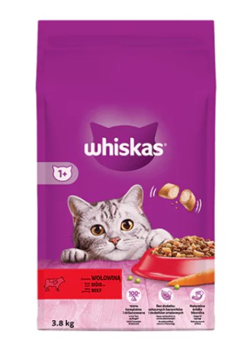 Whiskas Biftekli Yetişkin Kedi Maması 3.8 Kg