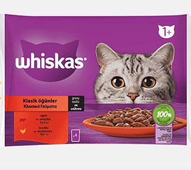 Whiskas - Whiskas Klasik Seçenek Karışık Etli 4 X 85 Gr Pouch X 13 Adet (449320)